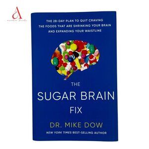 📚 3/$25 The Sugar Brain Fix by Dr. Mike Dow | Hardcover